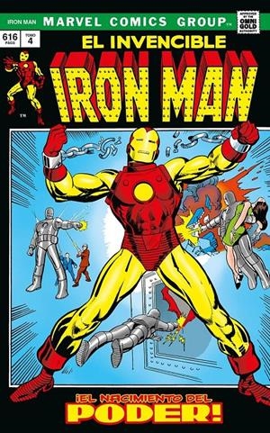 IRON MAN OMNIGOLD # 04 ¡EL NACIMIENTO DEL PODER! | 9788410519954 | ROY THOMAS - MIKE FRIEDRICH - GERRY CONWAY - BARRY SMITH - ALLYN BRODSKY - ARCHIE GOODWIN - DON HECK | Universal Cómics