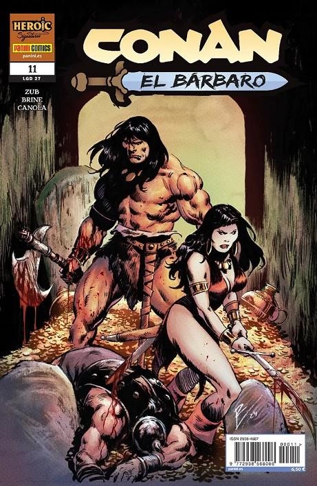 CONAN EL BÁRBARO # 27 CONAN EL BÁRBARO 11 | 977293856800600011 | JIM ZUB - DANICA BRINE | Universal Cómics
