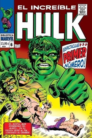 BIBLIOTECA MARVEL EL INCREÍBLE HULK # 06 DE 1968 | 9788410519916 | ROY THOMAS - ARCHIE GOODWIN -  BILL EVERETT - GARY FRIEDRICH - HERB TRIMPE - MARIE SEVERIN | Universal Cómics