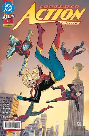 ALL IN ACTION COMICS # 03 | 977308128800100003 | CLAYTON HENRY - MARIKO TAMAKI - SKYLAR PATRIDGE - MICHAEL SHELFER - MARK WAID | Universal Cómics