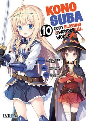 KONOSUBA # 10 | 9791387691929 | MASAHITO WATARI - KURONE MISHIMA - NATSUME AKATSUKI | Universal Cómics