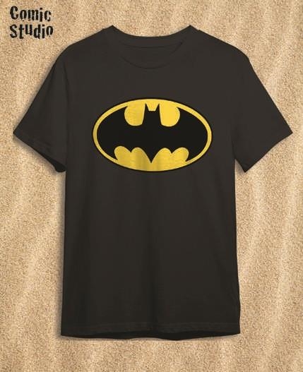 CAMISETA LOGO BATMAN TALLA M | 8435073782638 | COMIC STUDIO | Universal Cómics