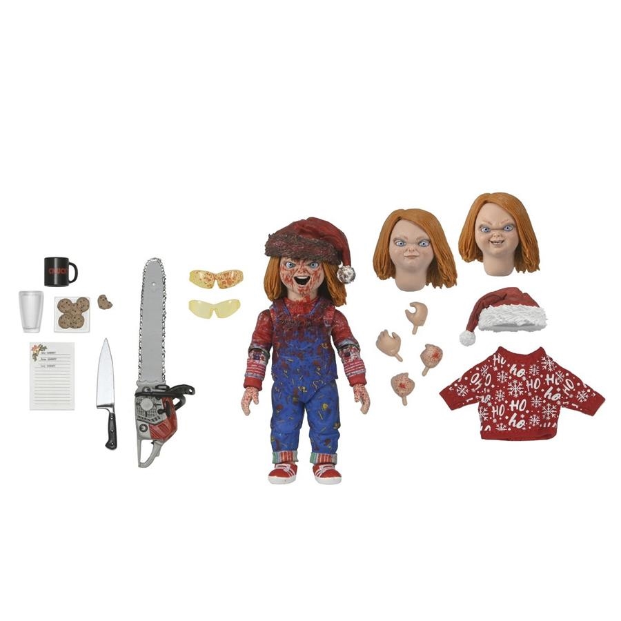 ULTIMATE CHUCKY HOLIDAY EDITION FIG. 18 CM CHUCKY (TV SERIES) | 0634482429952 | Universal Cómics