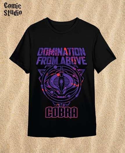 CAMISETA GIJOE COBRA NEGRO TALLA XL | 8435767626293 | COMIC STUDIO | Universal Cómics
