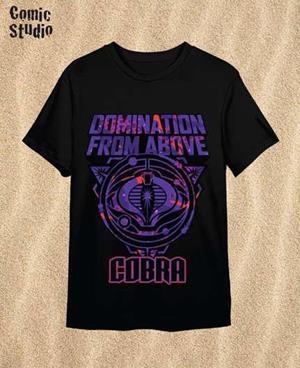 CAMISETA GIJOE COBRA NEGRO TALLA XL | 8435767626293 | COMIC STUDIO | Universal Cómics