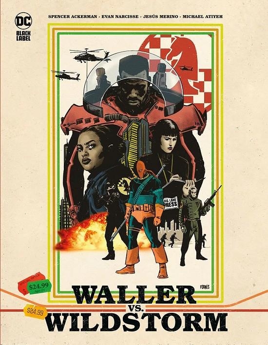 DC BLACK LABEL # 03 WALLER VS. WILDSTORM | 9791370131630 | EVAN NARCISSE - SPENCER ACKERMAN - JESÚS MERINO | Universal Cómics