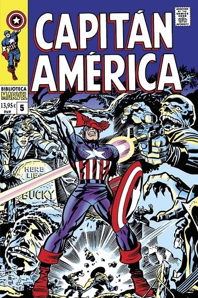 BIBLIOTECA MARVEL CAPITÁN AMÉRICA # 05 DE 1968 | 9791370131098 | STAN LEE - JACK KIRBY | Universal Cómics