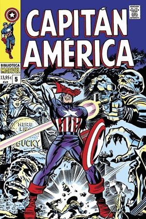 BIBLIOTECA MARVEL CAPITÁN AMÉRICA # 05 DE 1968 | 9791370131098 | STAN LEE - JACK KIRBY | Universal Cómics