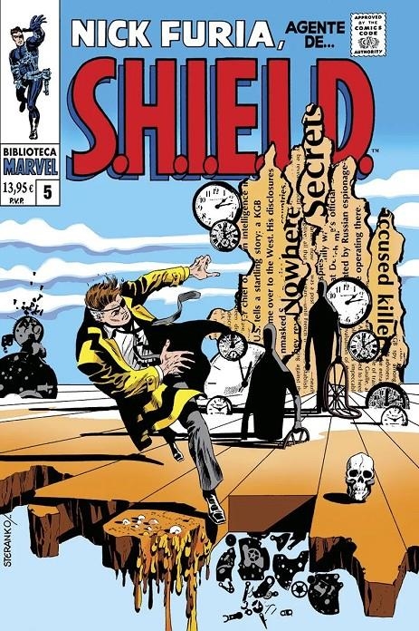 BIBLIOTECA MARVEL NICK FURIA, AGENTE DE S.H.I.E.L.D. # 05 | 9791370131111 | JIM STERANKO - FRANK SPRINGER - ERNIE HART - ROY THOMAS - ARCHIE GOODWIN - HERB TRIMPE | Universal Cómics