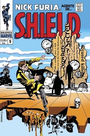BIBLIOTECA MARVEL NICK FURIA, AGENTE DE S.H.I.E.L.D. # 05 | 9791370131111 | JIM STERANKO - FRANK SPRINGER - ERNIE HART - ROY THOMAS - ARCHIE GOODWIN - HERB TRIMPE | Universal Cómics