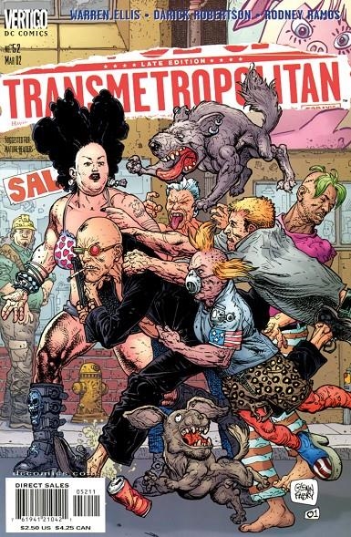 USA TRANSMETROPOLITAN # 52 | 76194121042105211 | WARREN ELLIS - DARICK ROBERTSON | Universal Cómics