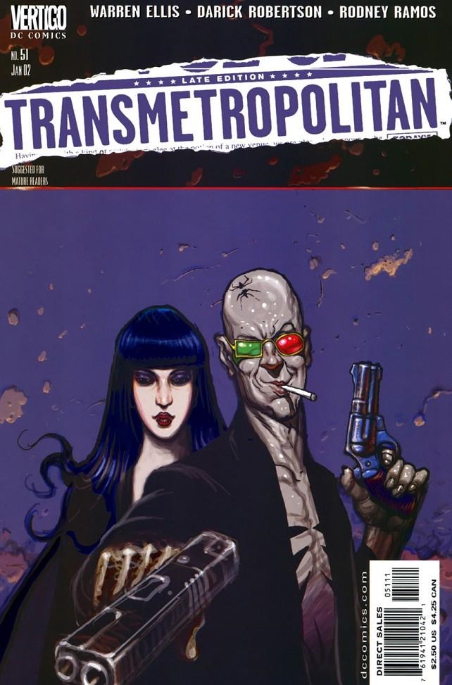 USA TRANSMETROPOLITAN # 51 | 76194121042105111 | WARREN ELLIS - DARICK ROBERTSON | Universal Cómics