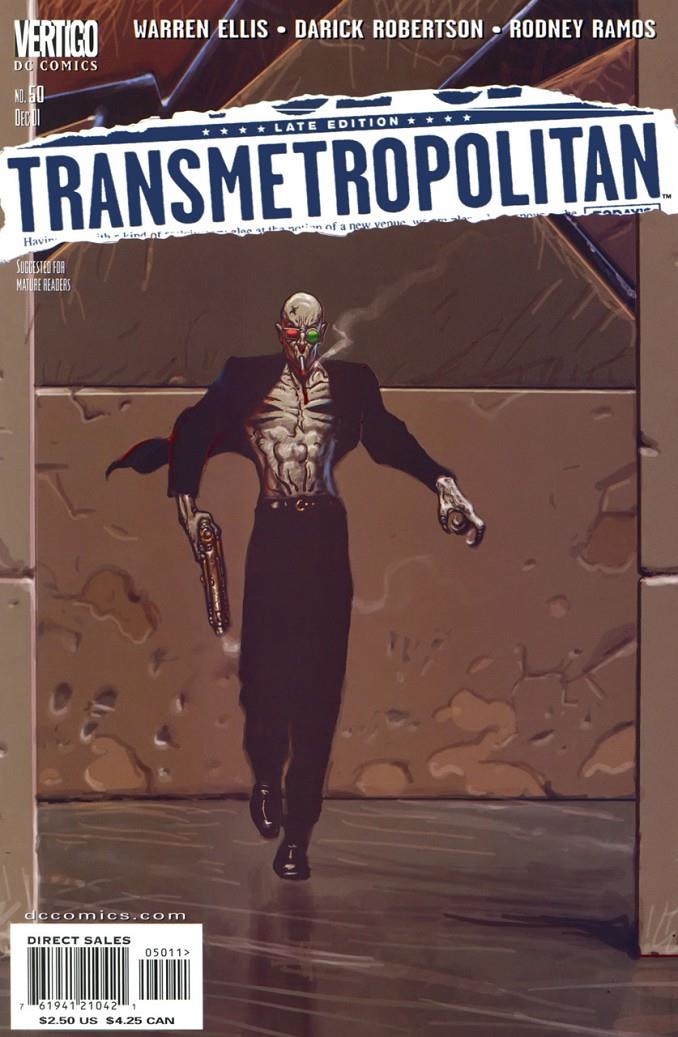USA TRANSMETROPOLITAN # 50 | 76194121042105011 | WARREN ELLIS - DARICK ROBERTSON | Universal Cómics