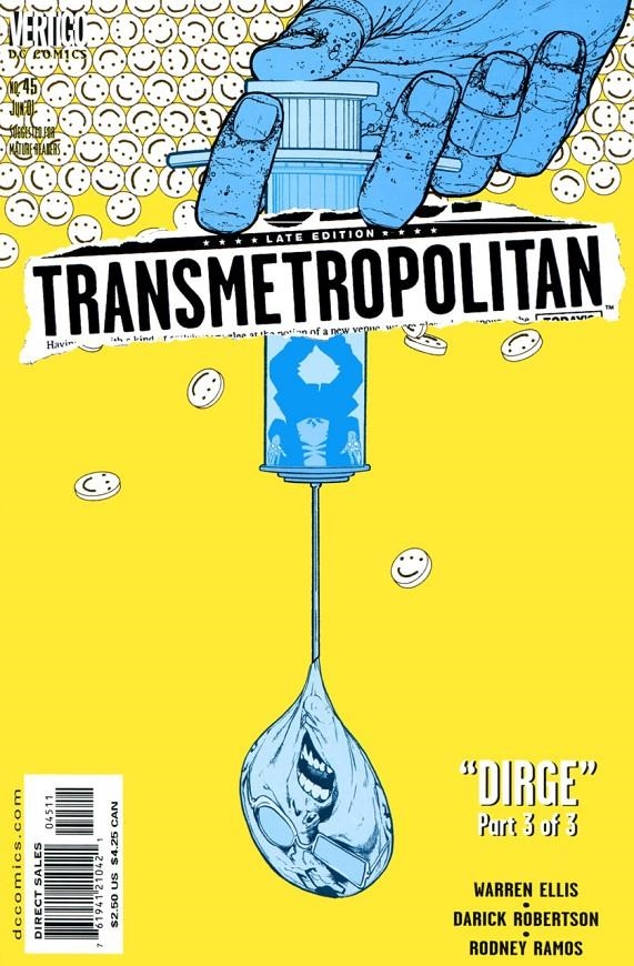 USA TRANSMETROPOLITAN # 45 | 76194121042104511 | WARREN ELLIS - DARICK ROBERTSON | Universal Cómics
