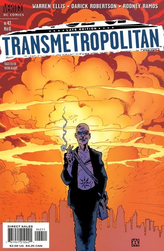 USA TRANSMETROPOLITAN # 42 | 76194121042104211 | WARREN ELLIS - DARICK ROBERTSON | Universal Cómics