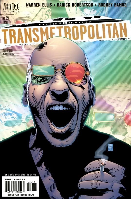 USA TRANSMETROPOLITAN # 39 | 76194121042103911 | WARREN ELLIS - DARICK ROBERTSON | Universal Cómics