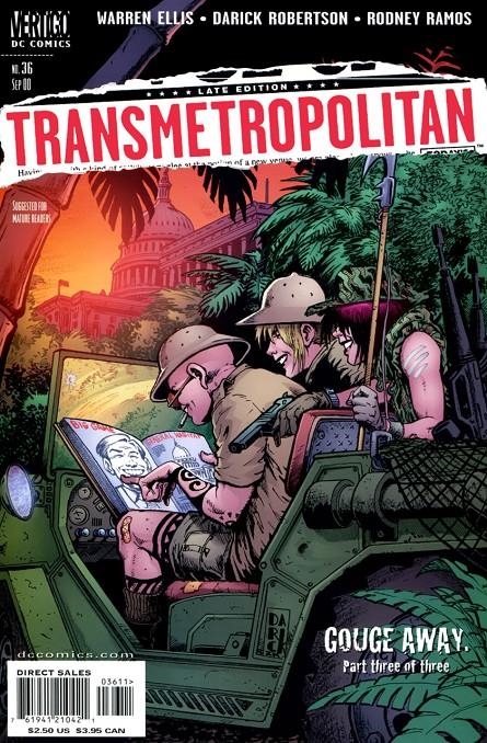 USA TRANSMETROPOLITAN # 36 | 76194121042103611 | WARREN ELLIS - DARICK ROBERTSON | Universal Cómics