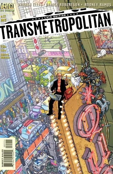 USA TRANSMETROPOLITAN # 22 | 76194121042102211 | WARREN ELLIS - DARICK ROBERTSON | Universal Cómics