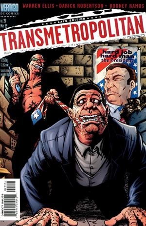 USA TRANSMETROPOLITAN # 21 | 76194121042102111 | WARREN ELLIS - DARICK ROBERTSON