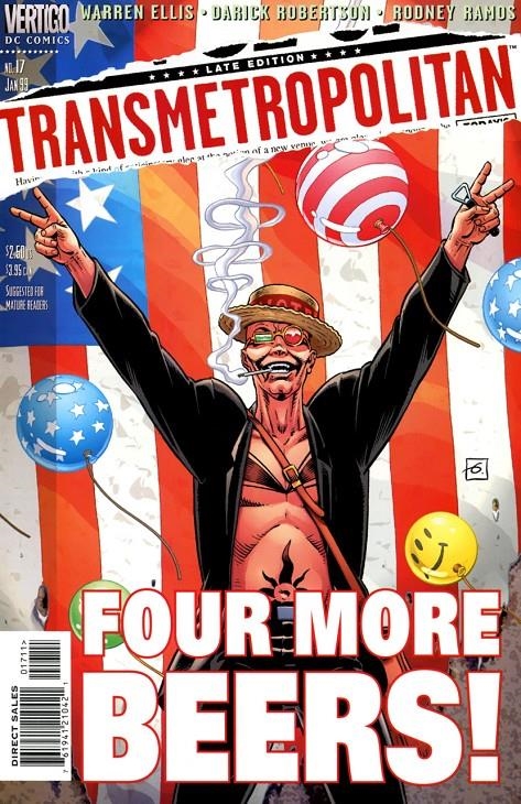 USA TRANSMETROPOLITAN # 17 | 76194121042101711 | WARREN ELLIS - DARICK ROBERTSON | Universal Cómics