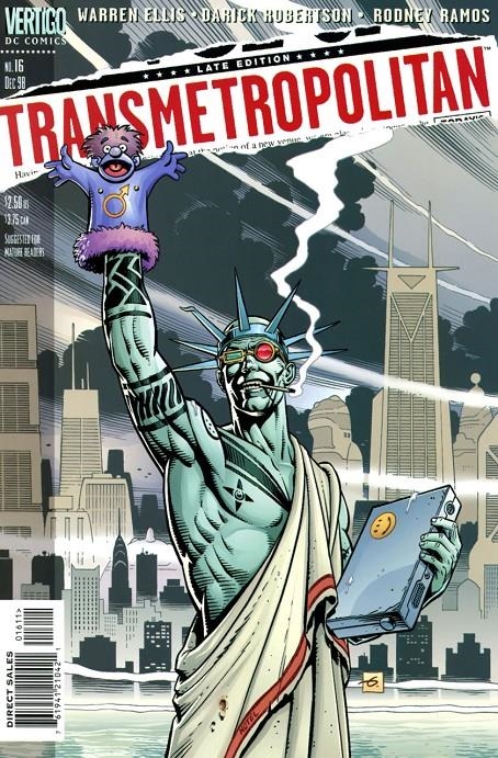 USA TRANSMETROPOLITAN # 16 | 76194121042101611 | WARREN ELLIS - DARICK ROBERTSON | Universal Cómics
