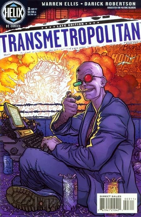 USA TRANSMETROPOLITAN # 03 | 76194121042100311 | WARREN ELLIS - DARICK ROBERTSON | Universal Cómics