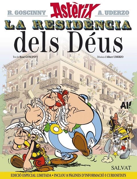 ASTÈRIX EDICIÓ EN CATALÀ # 17 LA RESIDÈNCIA DELS DEUS EDICIÓ ESPECIAL | 9788469604175 | ALBERT UDERZO - RENÉ GOSCINNY | Universal Cómics
