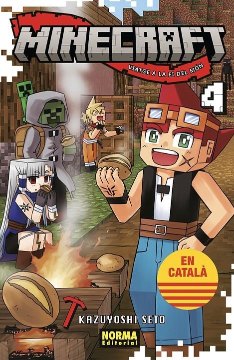 MINECRAFT, VIATGE A LA FI DEL MÓN # 04 EDICIÓ EN CATALÀ | 9788467971088 | KAZUYOSHI SETO | Universal Cómics