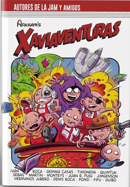 ARKHAM'S XAVIAVENTURAS | 1234567890 | MONTEYS - IVÁN ROCA - GEMMA CASAS - TIMONEDA - SEBAS MARTÍN - DENIS ROCA - PONSÍ - GUIBO | Universal Cómics