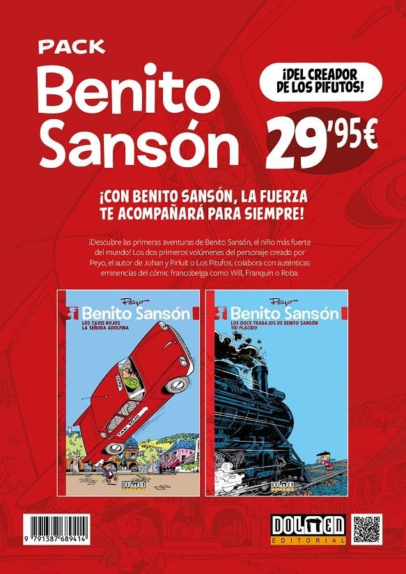 PACK BENITO SANSÓN # 01 LIBROS 1 A 2OFERTA RELANZAMIENTO | 9791387689414 | PEYO - WILL | Universal Cómics
