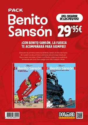 PACK BENITO SANSÓN # 01 LIBROS 1 A 2OFERTA RELANZAMIENTO | 9791387689414 | PEYO - WILL | Universal Cómics