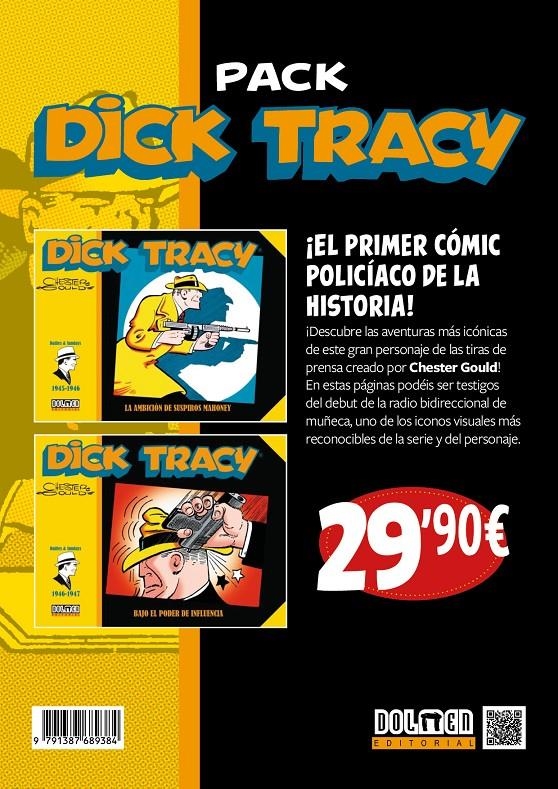 PACK DICK TRACY # 01 OFERTA RELANZAMIENTO | 9791387689384 | CHESTER GOULD | Universal Cómics