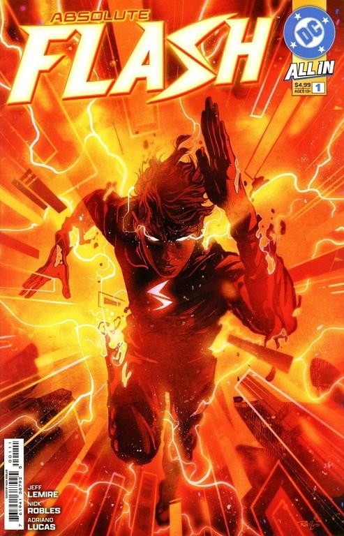 ABSOLUTE FLASH # 01 (PORTADA PROVISIONAL) | 977308159500000001 | NICK ROBLES - JEFF LEMIRE | Universal Cómics