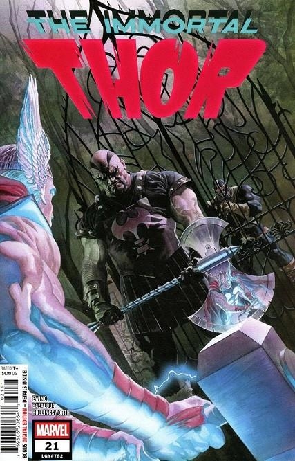 THOR VOL 5 # 165 EL INMORTAL THOR 22 (PORTADA PROVISIONAL) | 977293848900400022 | JAN BAZALDUA - AL EWING | Universal Cómics