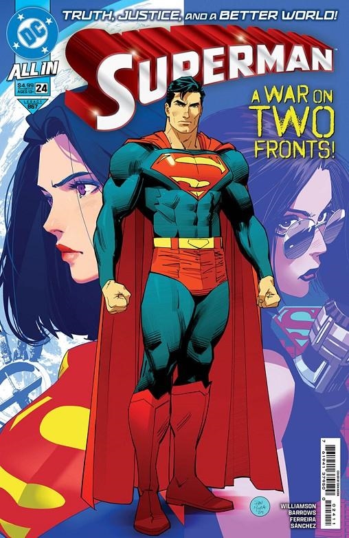 ALL IN SUPERMAN # 05 (PORTADA PROVISIONAL) | 977308133200100005 | EDDY BARROWS - JOSHUA WILLIAMSON - DAN MORA - EBER FERREIRA | Universal Cómics