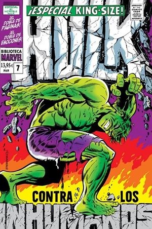 BIBLIOTECA MARVEL EL INCREÍBLE HULK # 07 DE 1968 A 1969 | 9791370131722 | STAN LEE - FRANK GIACOIA - GARY FRIEDRICH - HERB TRIMPE - MARIE SEVERIN | Universal Cómics