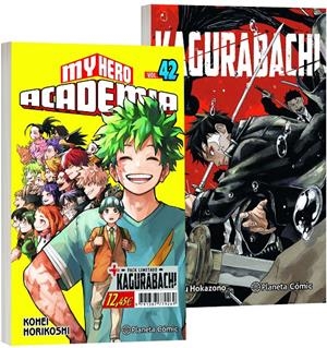 MY HERO ACADEMIA # 42 + KAGURABACHI # 01 PACK ESPECIAL | 9791387779269 | KOHEI HORIKOSHI - TAKERU HOKAZONO | Universal Cómics