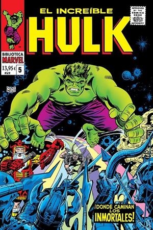 2AMA BIBLIOTECA MARVEL EL INCREÍBLE HULK # 05 DE 1967 A 1968 | 9999900121155 | STAN LEE - MARIE SEVERIN | Universal Cómics