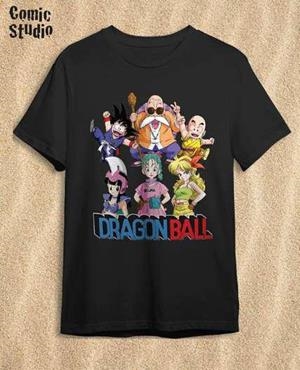 CAMISETA DRAGON BALL 3 Y 3 PERSONAJES TALLA L | 8435073734170 | COMIC STUDIO