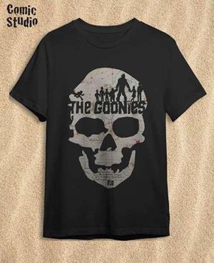 CAMISETA GOONIES CALAVERA NEGRO TALLA XL | 8435073751863 | COMIC STUDIO
