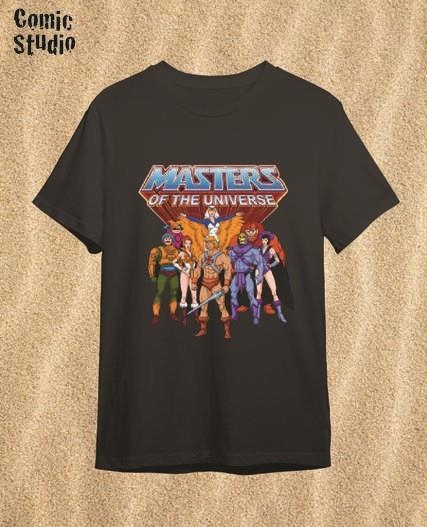CAMISETA MASTERS OF THE UNIVERSE NEGRO TALLA L | 8435073721484 | COMIC STUDIO