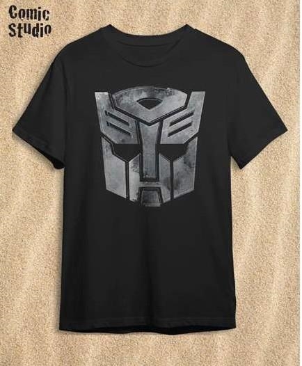 CAMISETA TRANSFORMERS LOGO AUTOBOTS NEGRO TALLA M | 8435073790305 | COMIC STUDIO