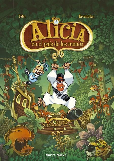 ALICIA EN EL PAÍS DE LOS MONOS | 9788410287426 | TEBO - NICOLAS KERAMIDAS | Universal Cómics
