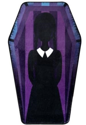 ALFOMBRA INTERIOR 80X47 CM DARK SIDE WEDNESDAY | 8435450260766