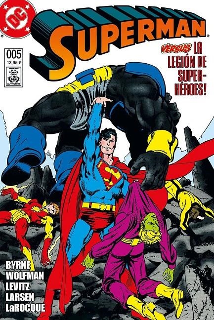 BIBLIOTECA SUPERMAN # 05 | 9791370132309 | GREG LAROCQUE - MARV WOLFMANN- JOHN BYRNE- ERIK LARSEN - PAUL LEVITZ | Universal Cómics