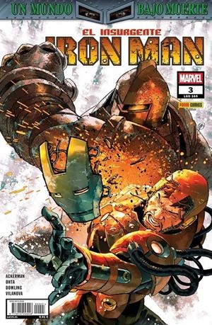 INVENCIBLE IRON MAN VOL 2 # 165 IRON MAN 03 | 977301525300600003 | SPENCER ACKERMAN - JULIUS OHTA | Universal Cómics