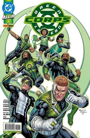 ALL IN GREEN LANTERN CORPS # 01 | 977308169800800001 | JEREMY ADAMS - OCLAIR ALBERT - MORGAN HAMPTON - FERNANDO PASARIN | Universal Cómics