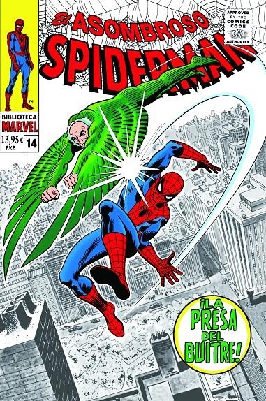 BIBLIOTECA MARVEL EL ASOMBROSO SPIDERMAN # 14 DE 1968 | 9791370132279 | JOHN ROMITA SR - STAN LEE - DON HECK | Universal Cómics