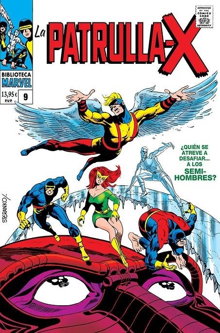 BIBLIOTECA MARVEL LA PATRULLA-X # 09 DE 1968 | 9791370133382 | ARNOLD DRAKE - WERNER ROTH - JERRY SIEGEL - DON HECK - GARY FRIEDRICH - GEORGE TUSKA | Universal Cómics