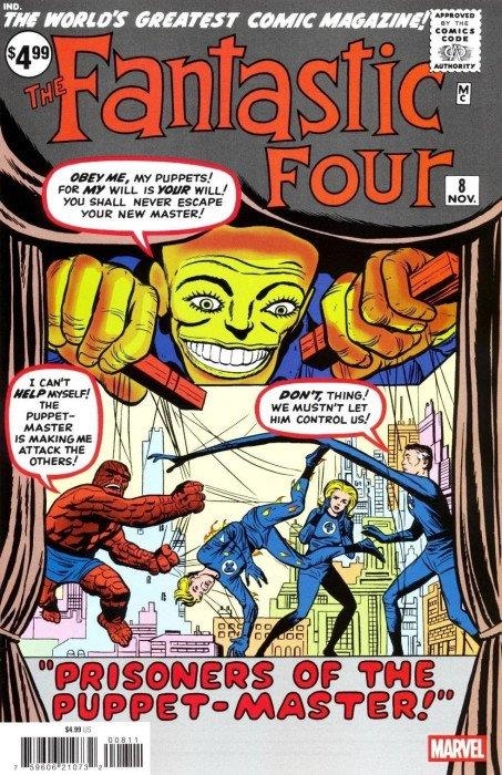 USA FANTASTIC FOUR # 08 FACSIMILE EDITION | 75960621073200811 | JACK KIRBY - STAN LEE | Universal Cómics